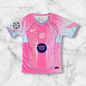 FC Barcelona Lamine Yamal #10 Pink Vapor Match Jersey - NWT ⚽️💯🔥 FAST SHIPPING 💯